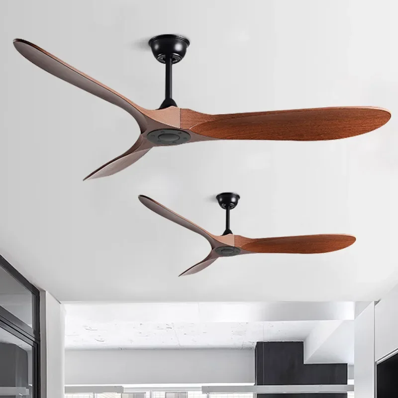 

5-Leaf Strong Wind Nordic Ceiling Living Room Dining Room Industrial American Retro Commercial Variable Frequency Light Free Fan