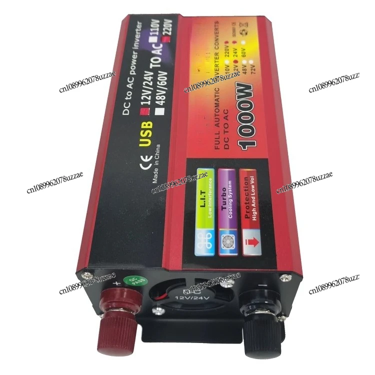 1000W Car Inverter 12V/24V To 220V Power Converter with USB Charging Port