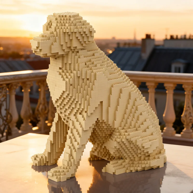 

Набор для сборки модели собаки лабрадор (6336 деталей) – креативный конструктор MOC, подарок для взрослых и детей, декор для демонстрации, премиум-качество