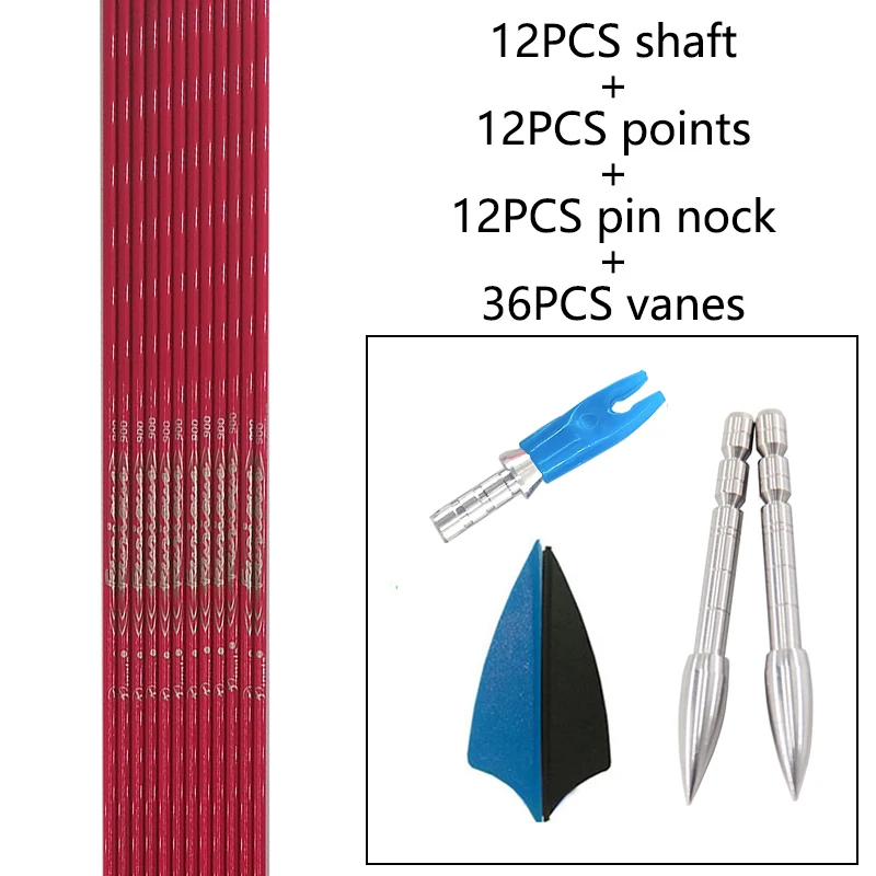 

Розовые карбоновые стрелы, ID 4,2 позвоночник 500 600 700 800 900 30 дюймов, стрельба из нержавеющей стали