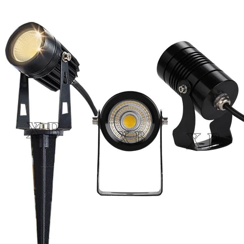 

LED COB Garden Lighting 3W 5W 7W 10W Outdoor Spike Lawn Lamp Waterproof Lamp Led Light Garden Path Spotlights AC220V DC12V