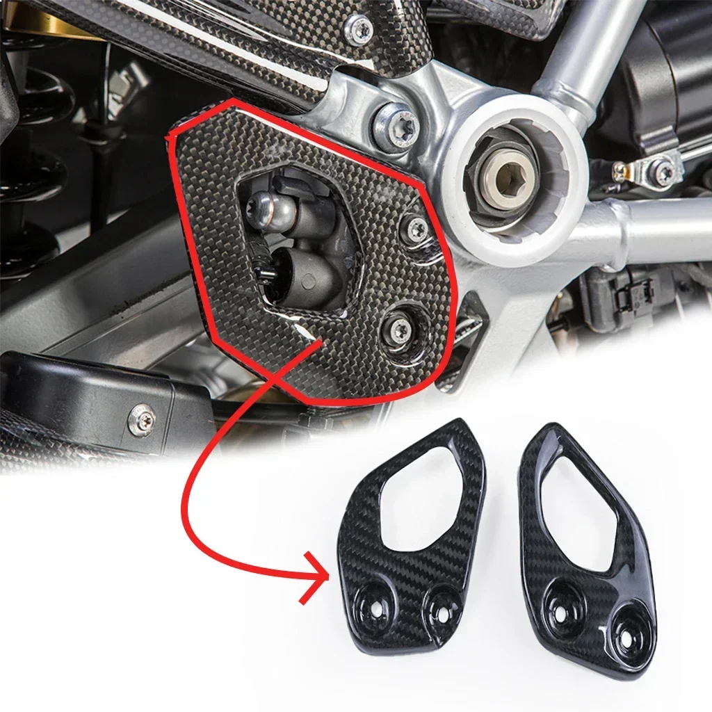 For BMW R1200GS 2013-2018 R1250GS 2017-2023 Foot Rests Heel Guards Carbon Fiber Motorcycle Accessories Fairing