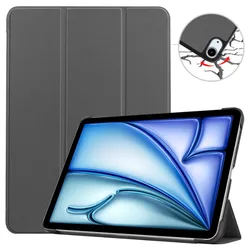 Funda For Apple iPad Air 11 2024 Case 11 inch Magnetic Folding PU Leather Back For iPad Air 2024 11 inch M2 Tablet Cover Kids