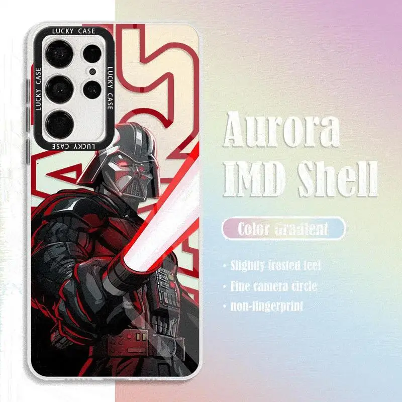 Disney Star Wars Cool Face Phone Case for Samsung Galaxy S24 Ultra S23 S22 S21 FE S23 Ultra S23Plus S20FE soft funda