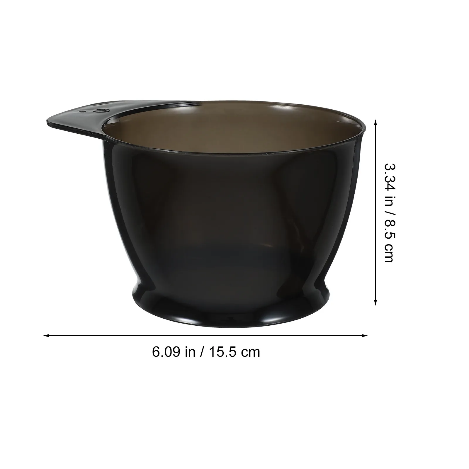 2Pcs Anti Slip Hair Dye Bowls Hairdressing Mixing Bowls Salon Color Tinting Dyeing Tools with Scale for DIY Hair Coloring