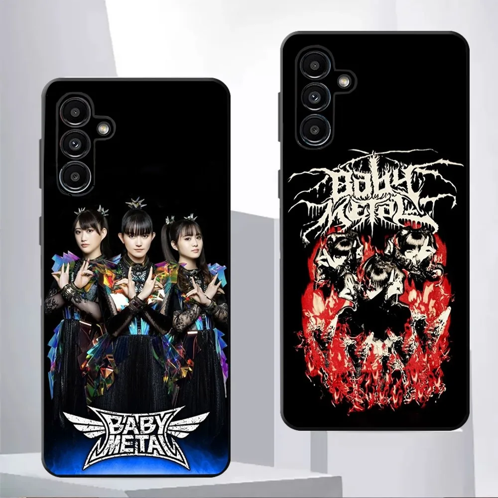 B-BABYMETAL R-Rock Band  Phone Case For Samsung Galaxy A13,21s,22,31,32,52,53,71,80,91 Black Soft Cover