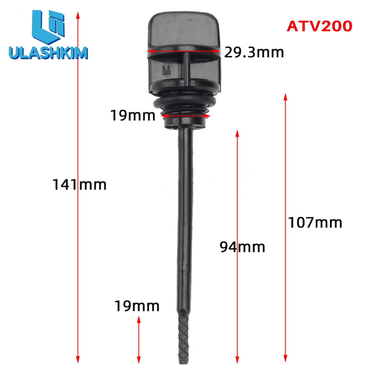 Motorcycle Engine Oil Dipstick, Scooter, Beach Bike ATV for Yamaha Honda GY6 ATV200 KZL Water-Cooled 150 Series Oil Dipstick