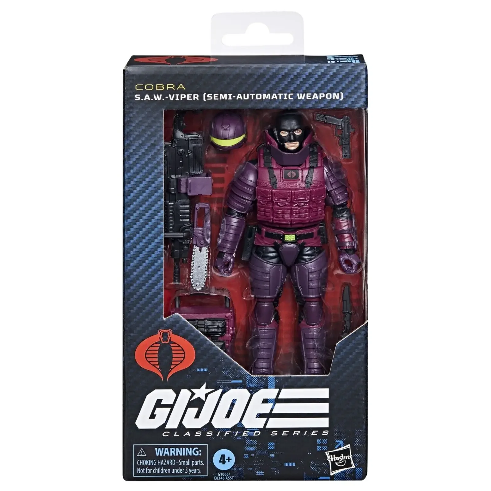 จี.ไอ. Joe GI Joe Classified Series 6 "147 Cobra SAW Viper กึ่งอัตโนมัติอาวุธ Action Figure ของเล่นของขวัญ