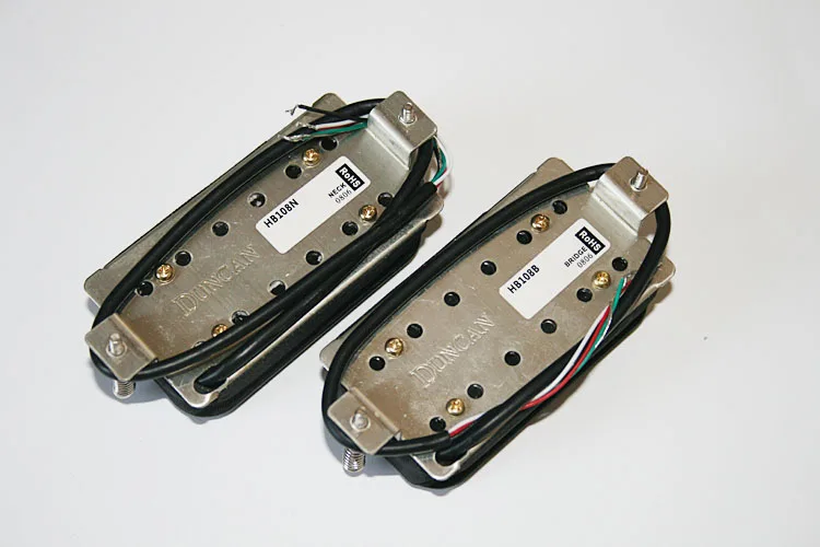 A set of genuine DUNCAN DESIGNED HB108 high output high-power electric guitar cartridges