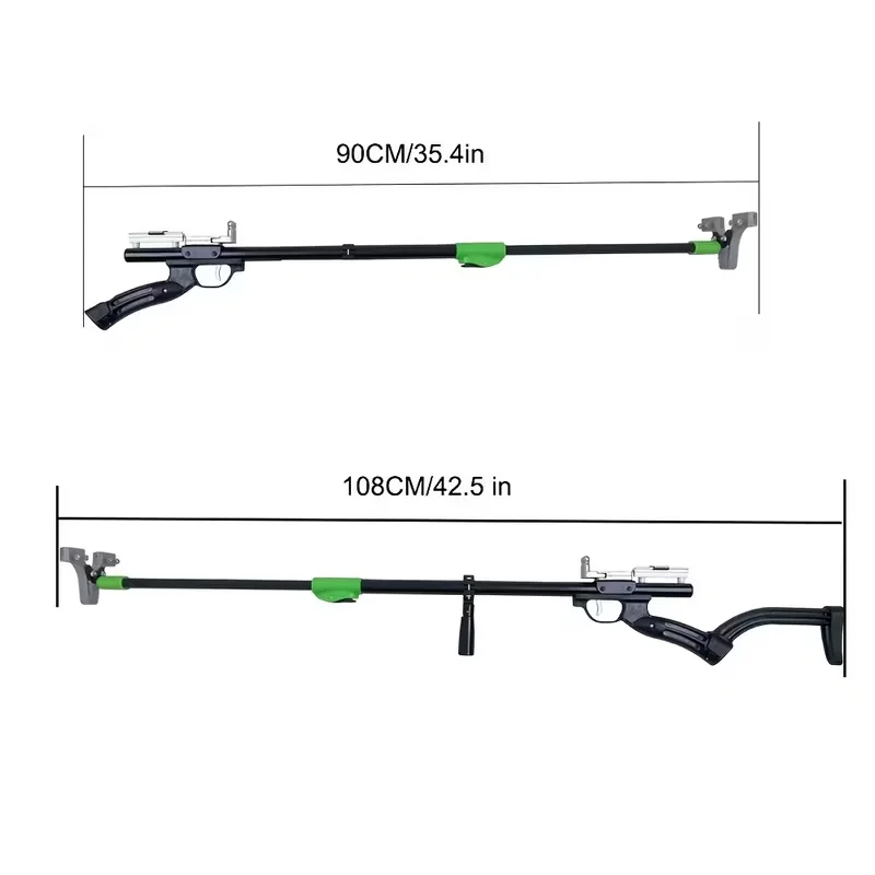 High Performance Metal Telescopic Slingshot Outdoor Hunting Stainless Steel Trigger Automatic Shooting Catapult Laser Set Tool