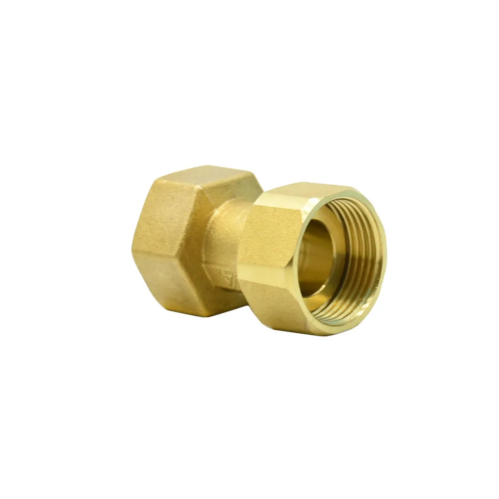 Brass 1/2 3/4 1inch Male Female Thread Connector Copper Repair Fittings Copper Metal Threaded Water Pipe Connector