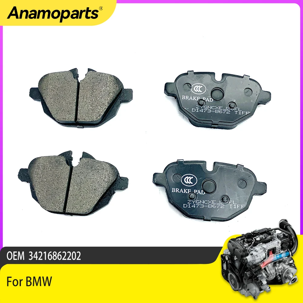 Genuine OEM Rear Disc Brake Pad Set for BMW 34216862202