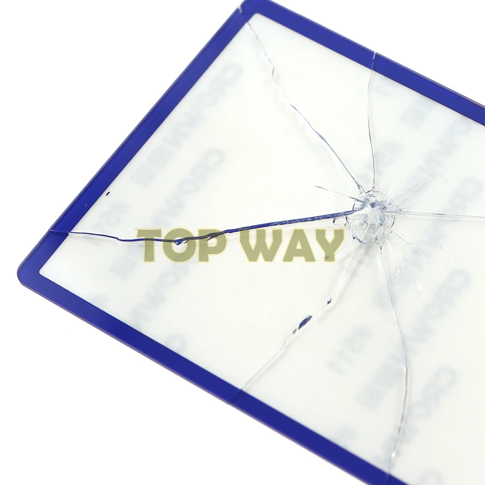 1 Cái Đen Trắng Dành Cho Máy Nintendo 2DS Trên Màn Hình LCD Cho 2DS Mặt Trên Gương Ngoài Ống Kính Trên Màn Hình LCD màn Hình Nhựa Phía Trước