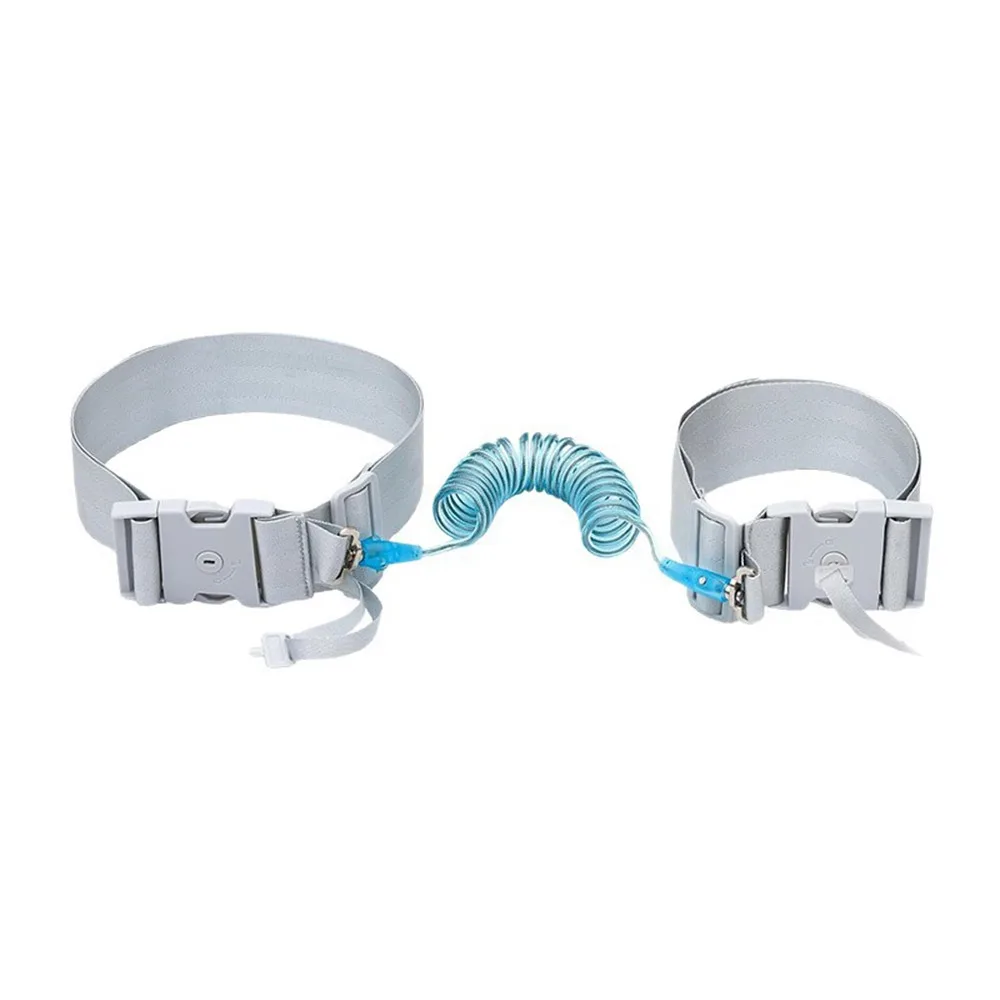 

Secure Adjustable Kids Leash Hands Free Child Safety Baby Walking Wristband Elopement Tether Public Places