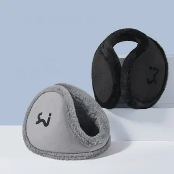 ที่ครอบหูป้องกันความเย็นของผู้ชายผ้าปิดหน้าหนานุ่มกันลมที่อุดหูที่ปิดหูหน้าหนาวอุปกรณ์ให้ความอบอุ่น