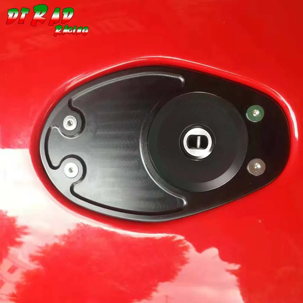 Motorfiets Tankdop Key Lock Anti-diefstal Voor DUCATI 749R/S/DARK 999S/R 2004-2006 Aluminium Benzine Plug Cover Motoronderdelen