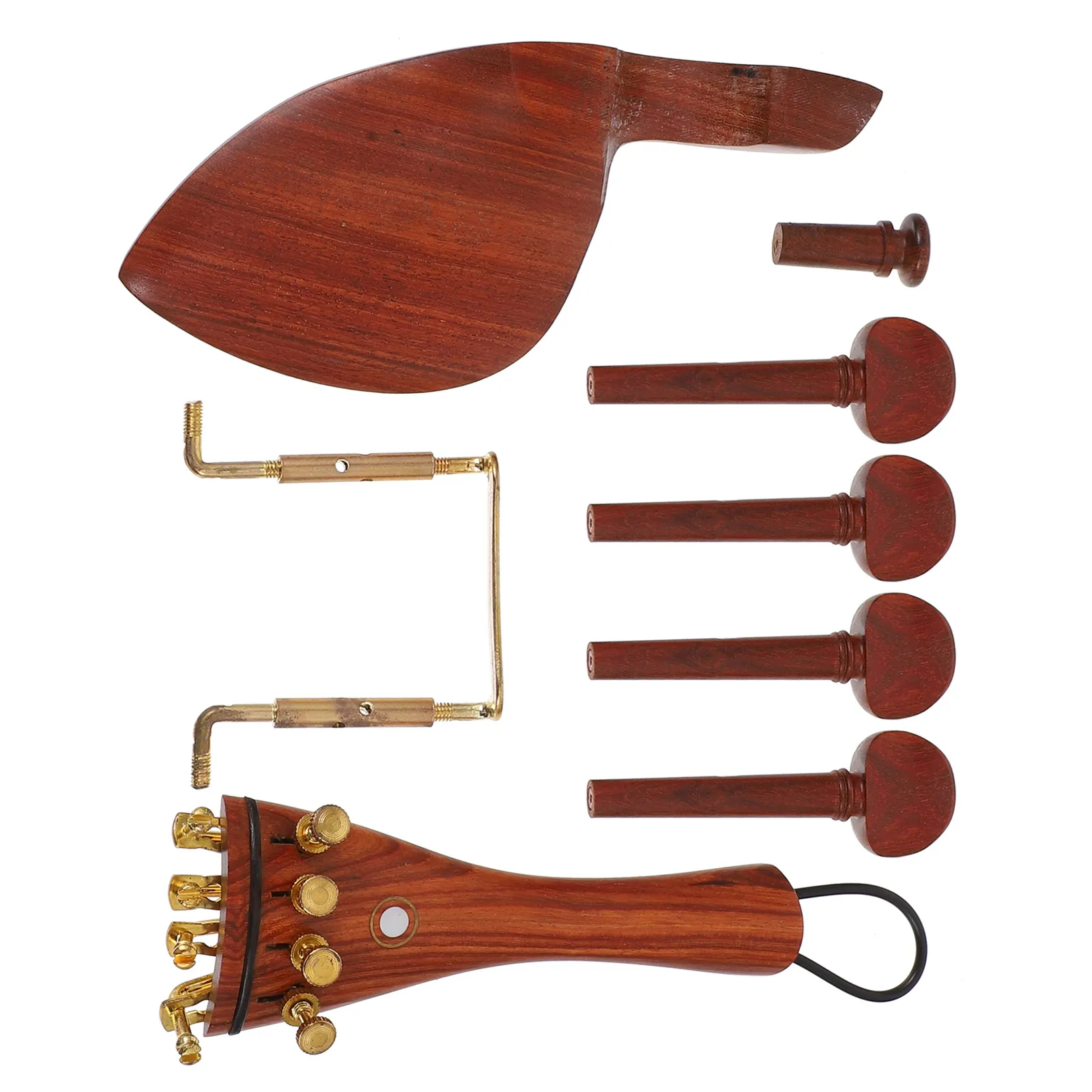 

Jujube Wood Accessories Violin Replacement Parts Pegs Chin Rest Component Accessory