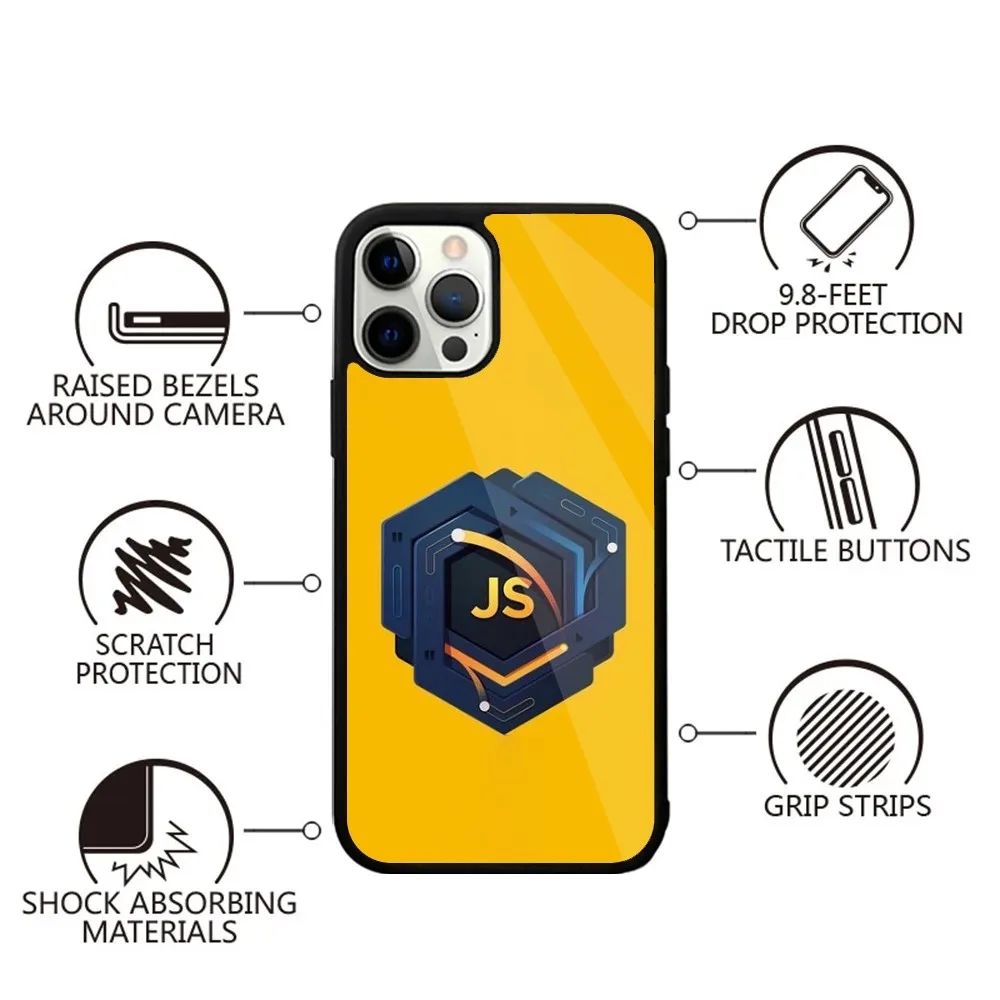 Node JS JavaScript Phone Case For iPhone 15,14,13,12,11,Plus,Pro,Max Mini Magsafe Magnetic Wireless Charging