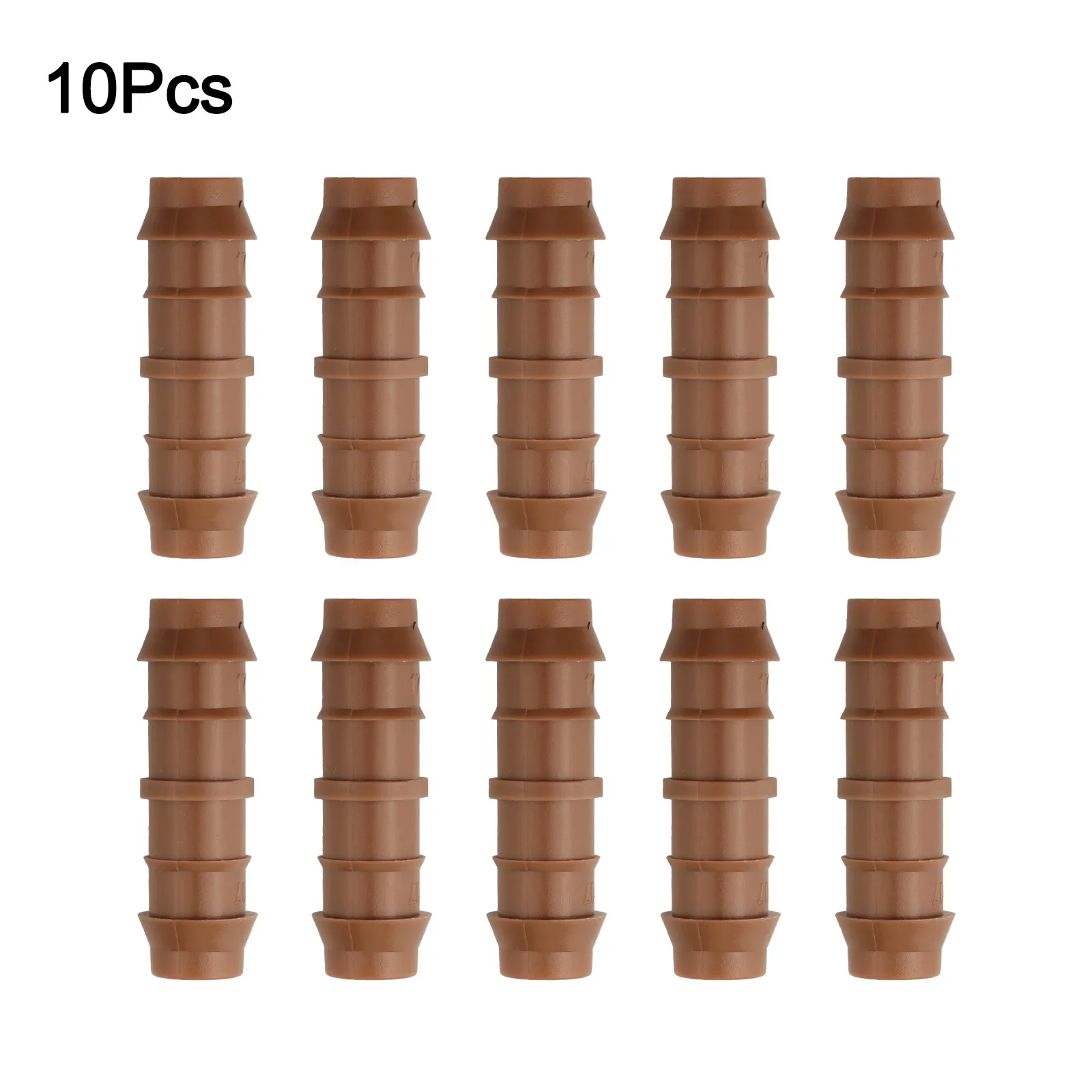Drip Irrigation Connectors 10 Pack 12 Barbed Couplers For 1/2 Tubing Suitable For Various Garden And Agricultural Applications