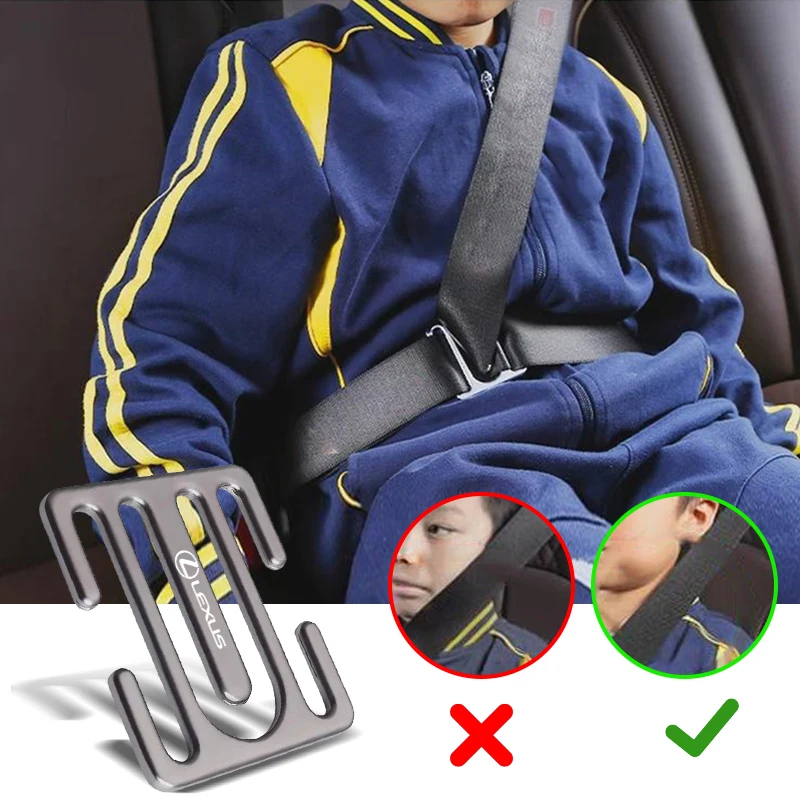 

Car Child Safety Belt Adjustment Anchor Simple Limit Device for Anti Neck Seat Universal Shoulder Neck Strap For Lexus LS LX NX