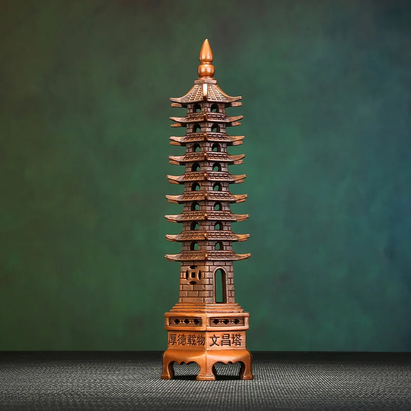 LMM Home Furnishing Office Desktop Gold List Title Wenchang Decoration Step by Step Craft Gifts