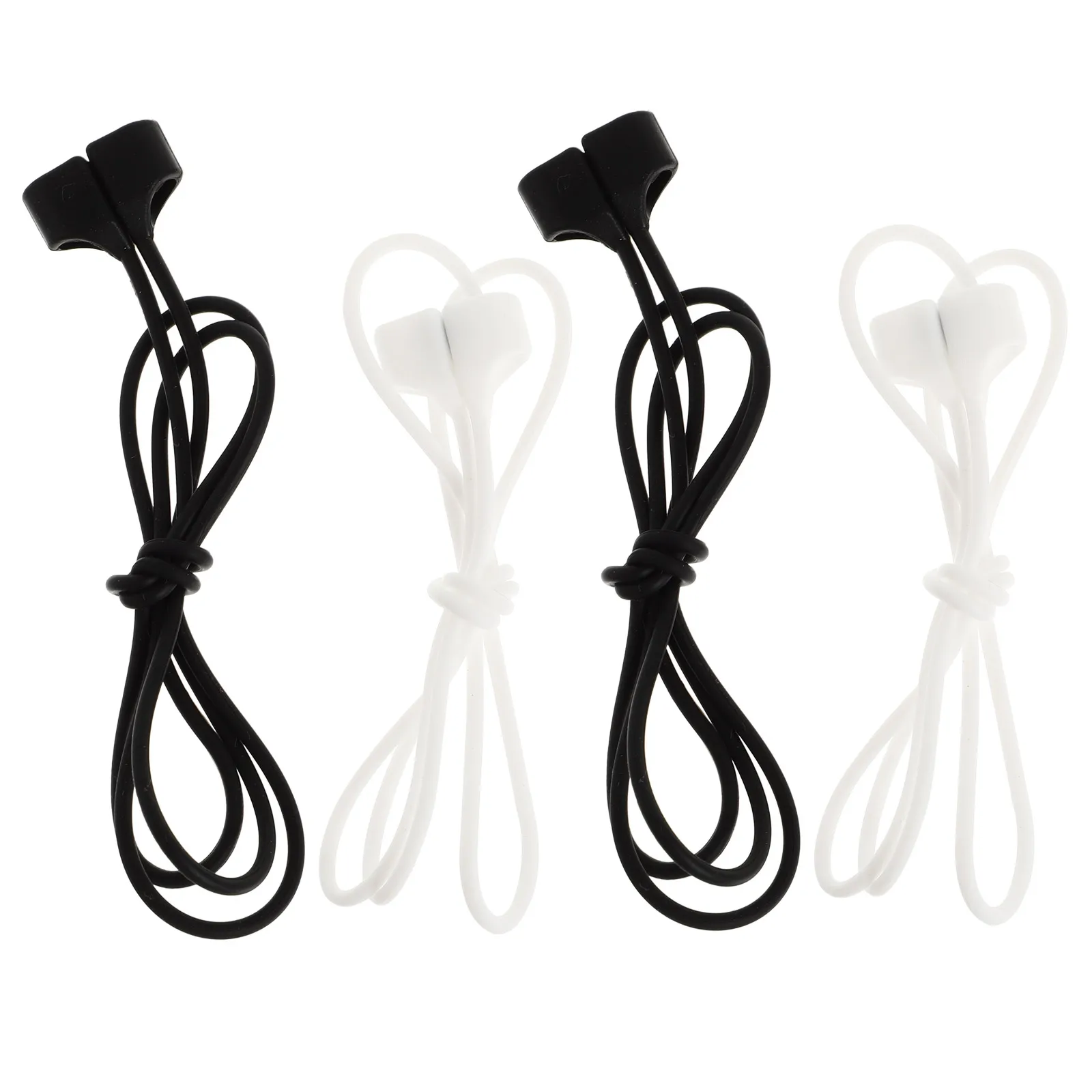 

4pcs Detachable Lanyard Clip Earphone Hanging Portable Rope Rope Chain Earphone Clip Strap for Headphones Earbuds