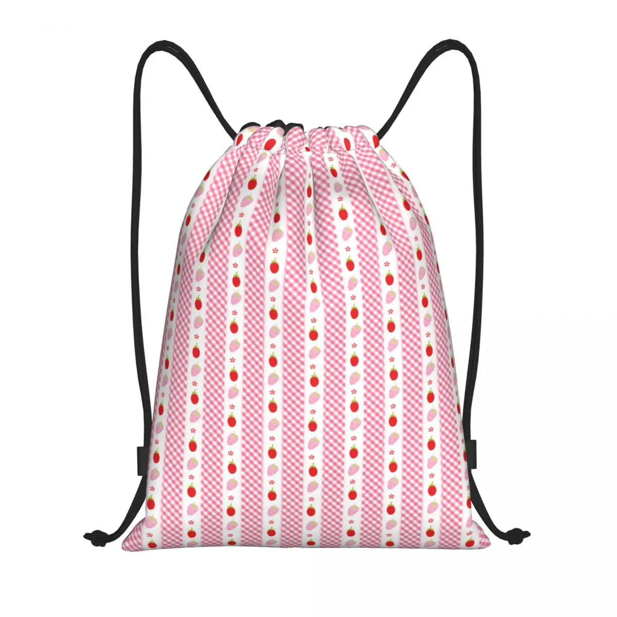 Custom Sarah Kay Strawberry Drawstring Bags Men Women Lightweight Children's Painter Artist Sports Gym Storage Backpack