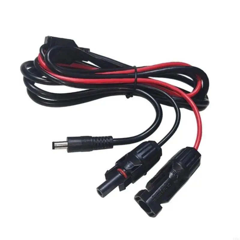 Solar Conversion Cable with Positive and Negative Branch Ends, 6.5 x mm Male Input Tip, 1.2 m Cord for Portable Energy 896C