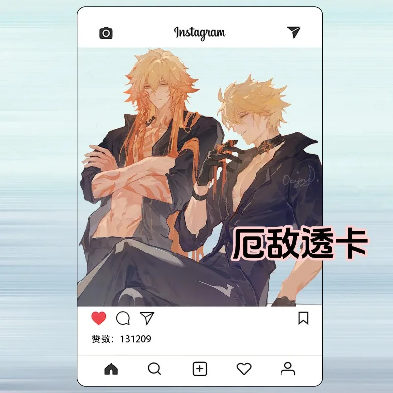 Game Honkai Star Rail Three-Inch Photo Props Diy Cartoon Pvc Transparent Card Mydei Phainon NeiKos496 Collection Card Gift