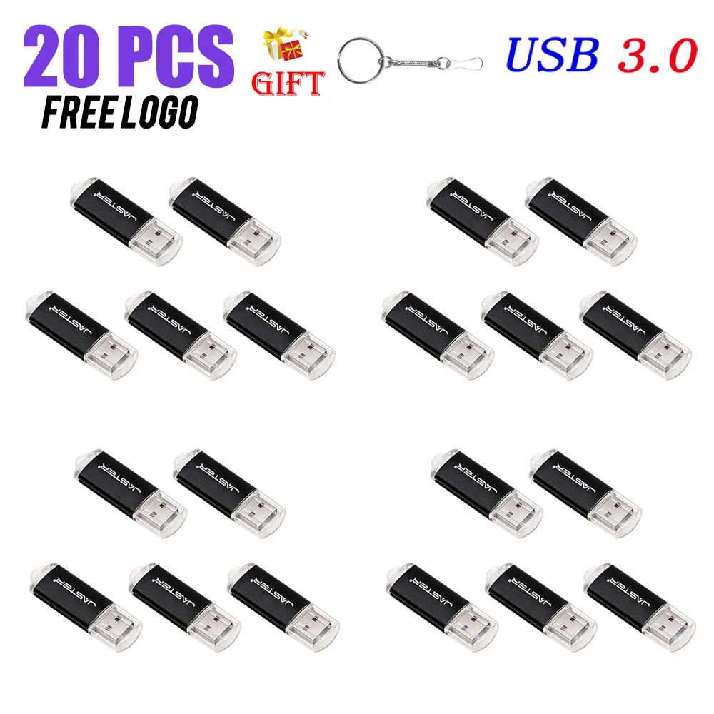 

Набор из 20 USB-флешек USB 3.0 с возможностью нанесения логотипа, 128 ГБ, корпоративный подарок, флеш-накопитель 64 ГБ, бесплатный брелок, USB 3.0 флеш-накопитель 32 ГБ, 16 ГБ