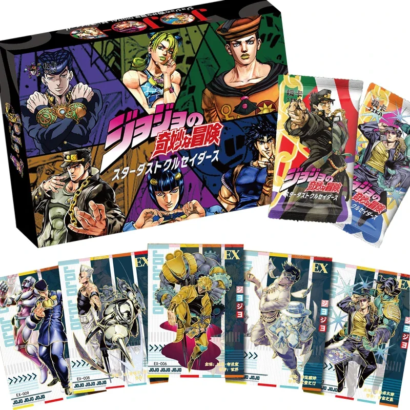 JoJo Bizarre Adventure Japanese Anime jojo cards Characters Collection Cards hobby Game collectibles For Children Birthday Gifts