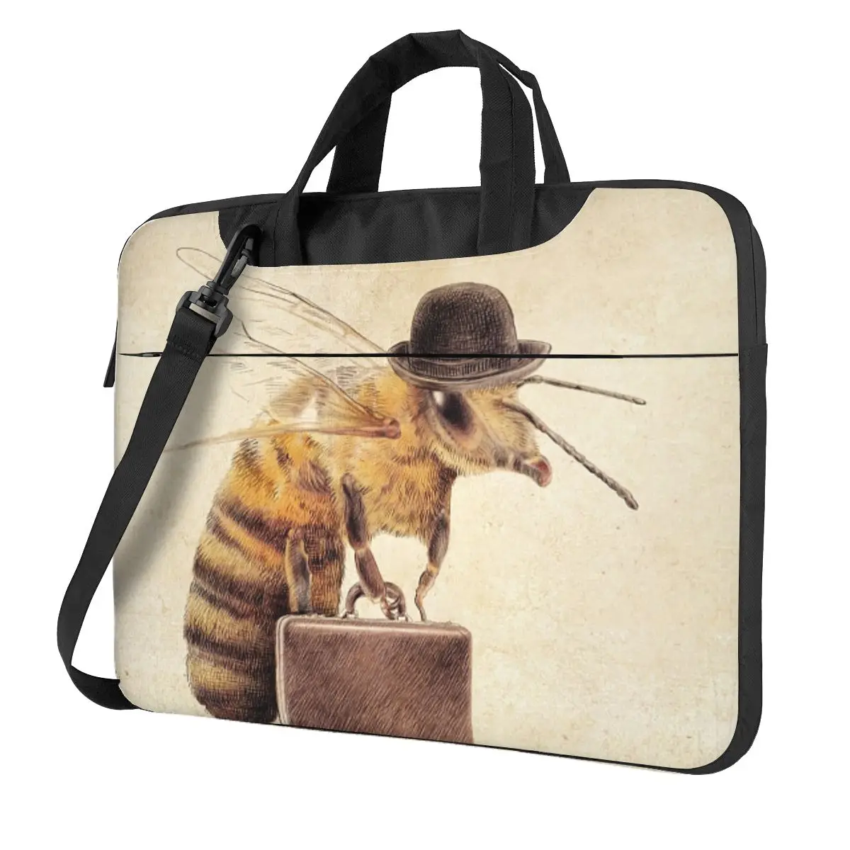 

Worker Bee Crossbody Laptop Bag Case Computer Bag Resistant Protective Notebook Pouch for Macbook Pro Lenovo