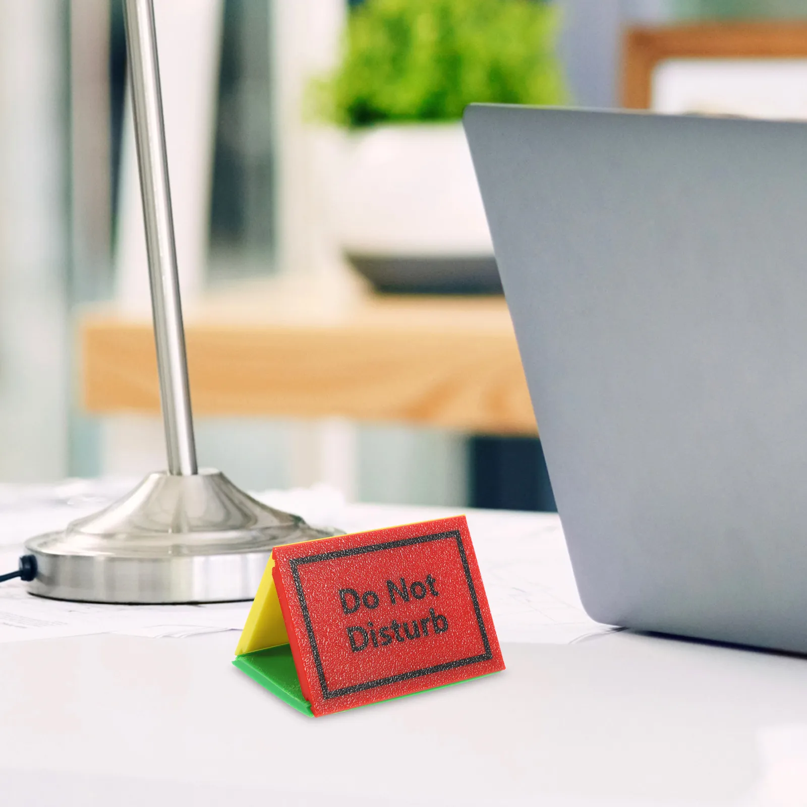 

Съемная треугольная табличка для стола: Компактный офисный настольный блокиратор «Не беспокоить» / «Пожалуйста, войдите», аксессуар для рабочего стола, офисные принадлежности