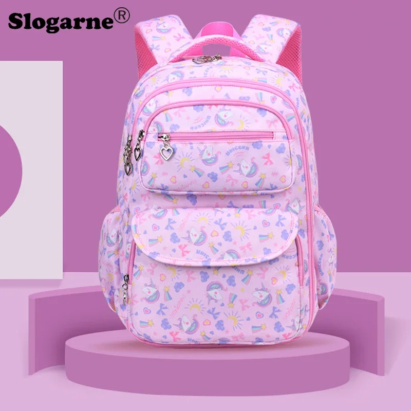 

Orthopedic Primary School Bags for Girls Gradient Color Grades 1-3-6 Children's Backpacks Large Capacity Kids Rucksack Mochila