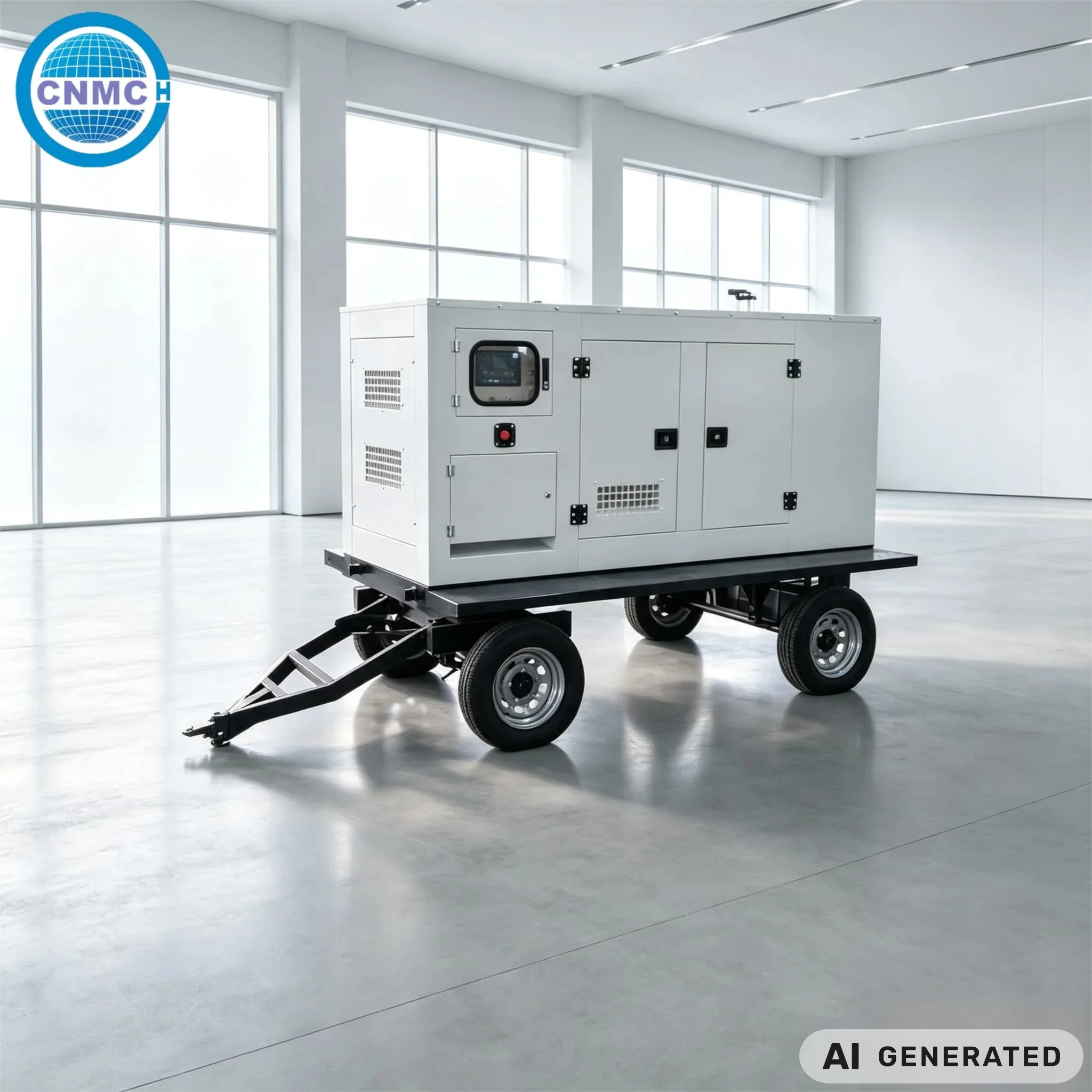 30kw 50kw 80kw 100kw 200kw Trailer Type Generator Weichai Electricity Diesel Generator CE Certified Factory Commercial Use