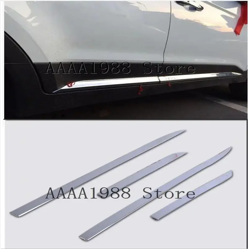 

For 2015 2016 2017 2018 Hyundai Creta IX25 Car Door Body Side Molding Trim Cover Protector Strip Scuff Guard Car Accessory