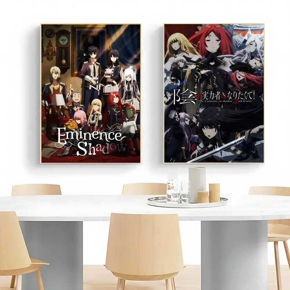 Supernatural Anime The Eminence in Shadow Poster Wall Art Print Decorative Mural Home Decor Gift Unframed
