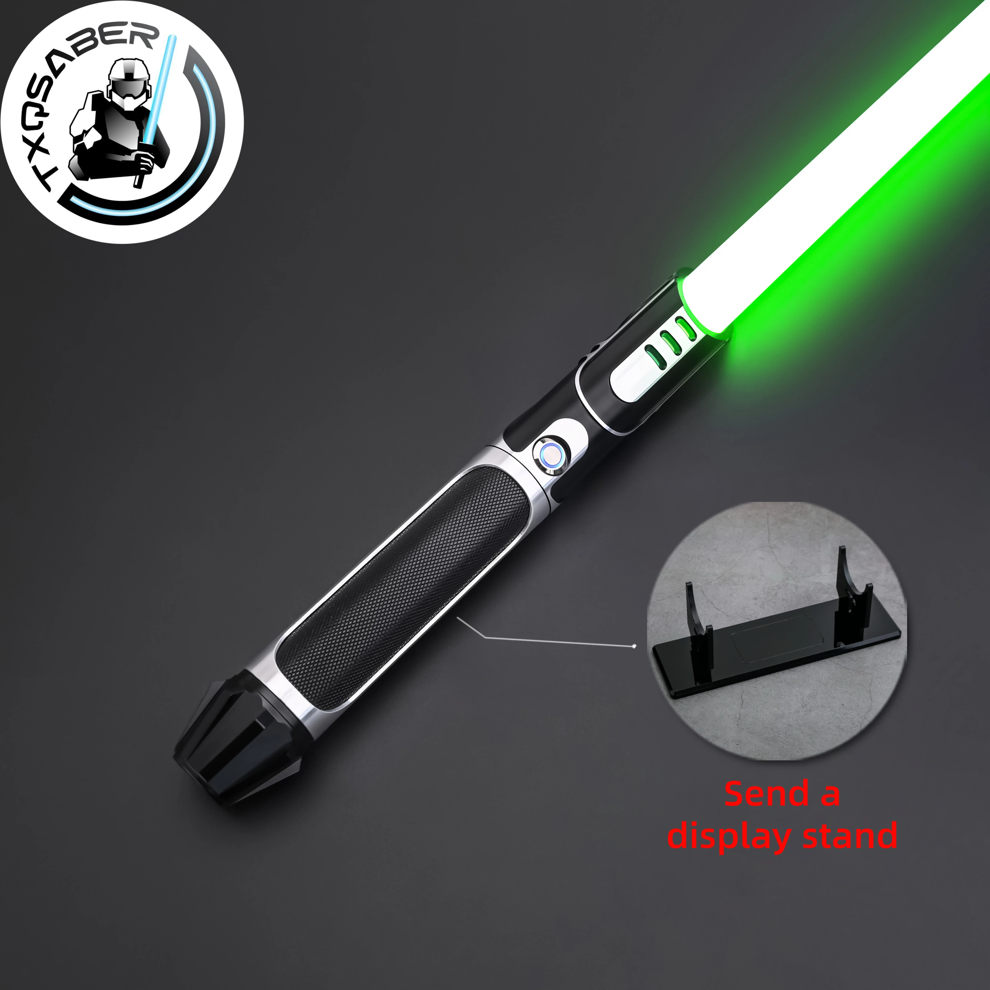 

TXQSABER Lightsaber SDRGB Pixel Metal Hilt E14 Heavy Dueling Lightsaber Smooth Swing Blaster Light Saber Toys for Adult Cosplay