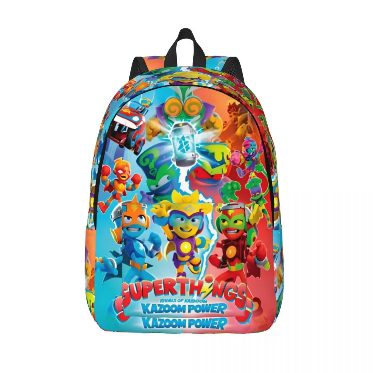 

SuperThings Teenage Backpack Gift High School Work Kazoom Power Kindergarten Daypack for Men Women Laptop Computer Canvas Bags