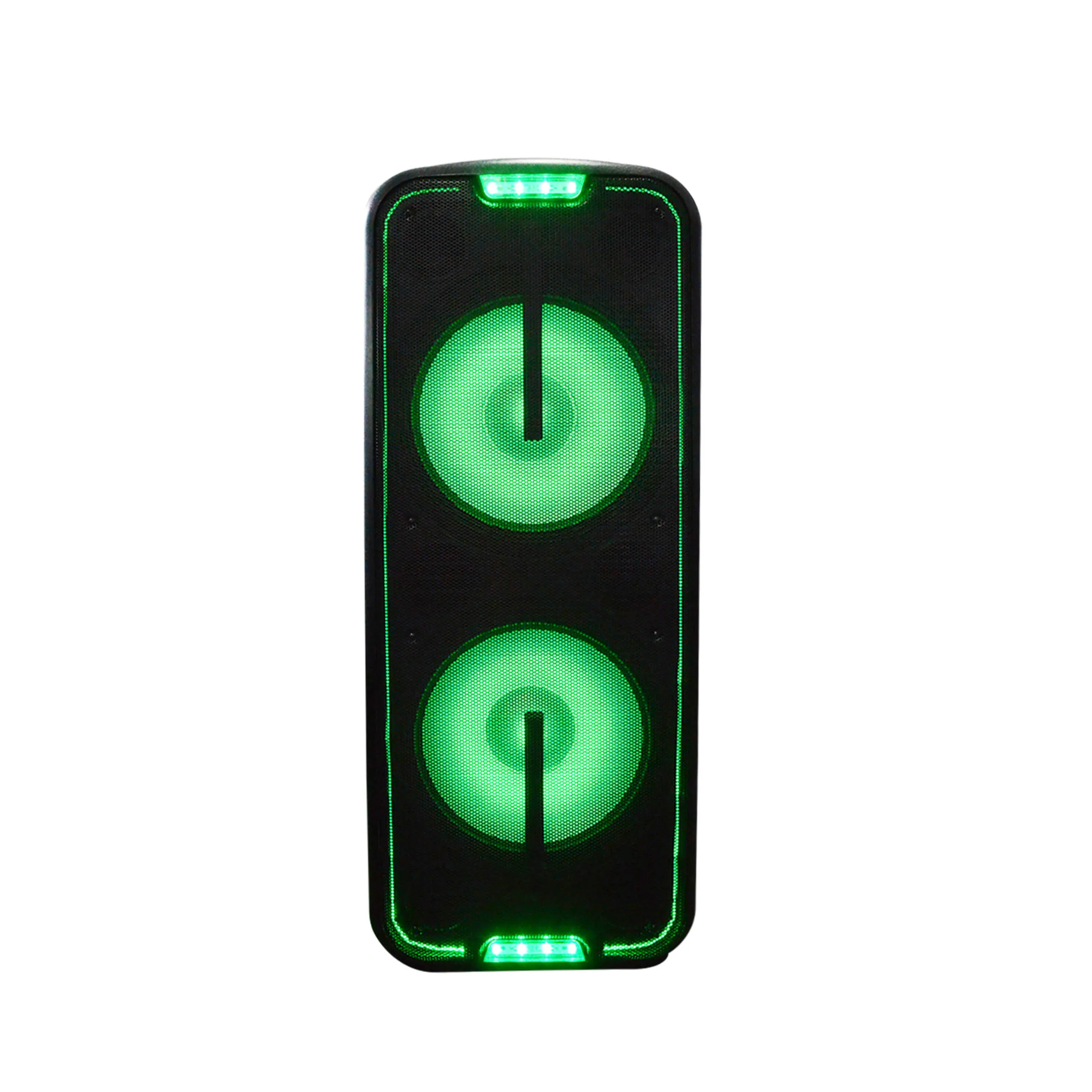 

Профессиональная активная акустическая система CAH215APH-LED11 с двумя 15-дюймовыми динамиками, пластиковым корпусом и LED-подсветкой для диджеев