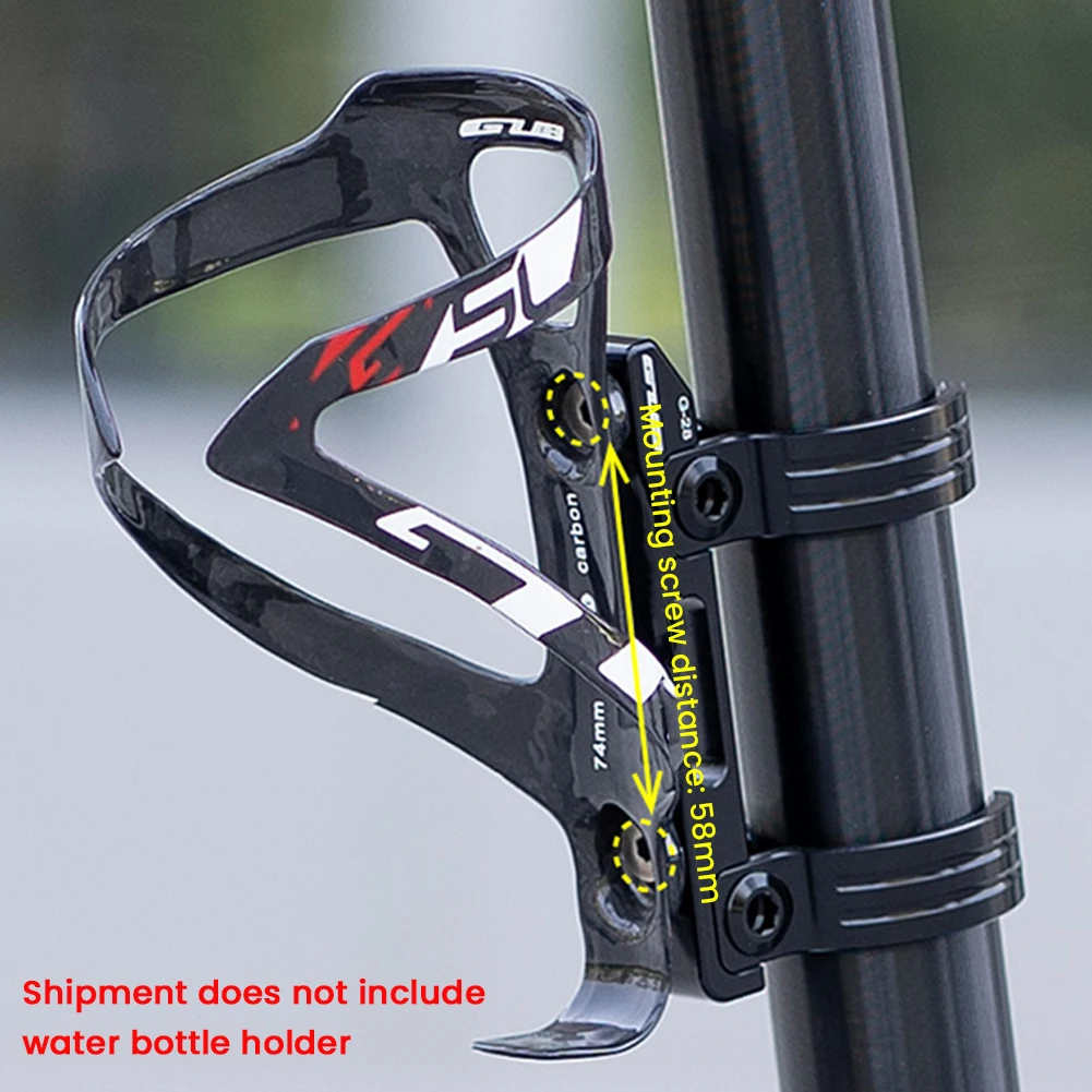 アルミ合金自転車ウォーターボトルホルダーアダプタークイックリリースウォーターボトルケージホルダーマウントアダプターケトルホルダー用