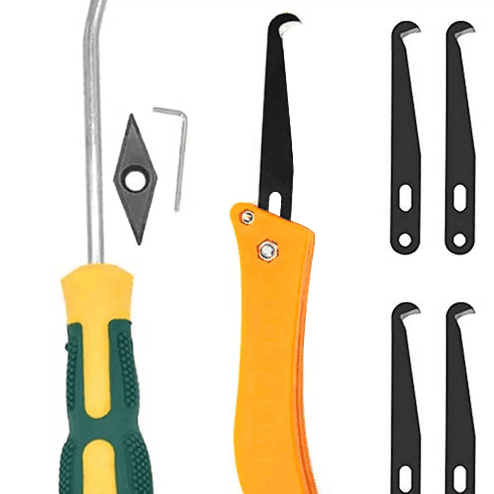 8x Kit di strumenti per calafataggio Gancio per strumento di riparazione per la pulizia delle piastrelle per giunti delle piastrelle