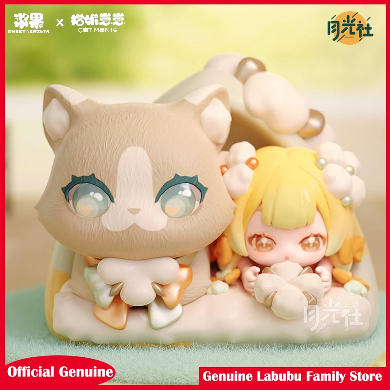 

Подлинная милая фигурка кота для девочек, Berry Cat Nianai Little Cat Companion Series, слепая коробка, модная коллекционная игрушка, подарок на день рождения