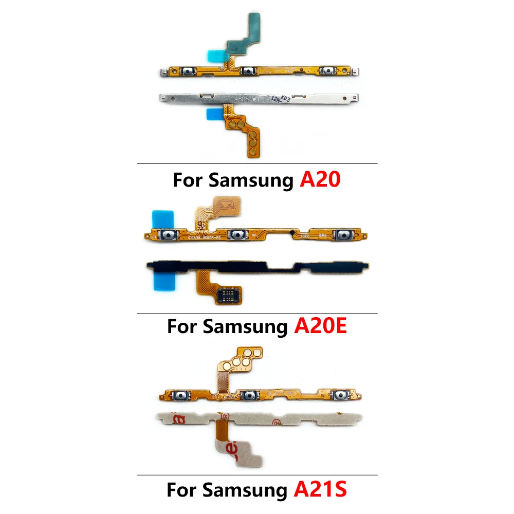 Power On Off Volume Side Button Key Flex For Samsung A10S A20S A02S A10 A10E A20E A21S A30S A50S A70 A70S A90 5G A20