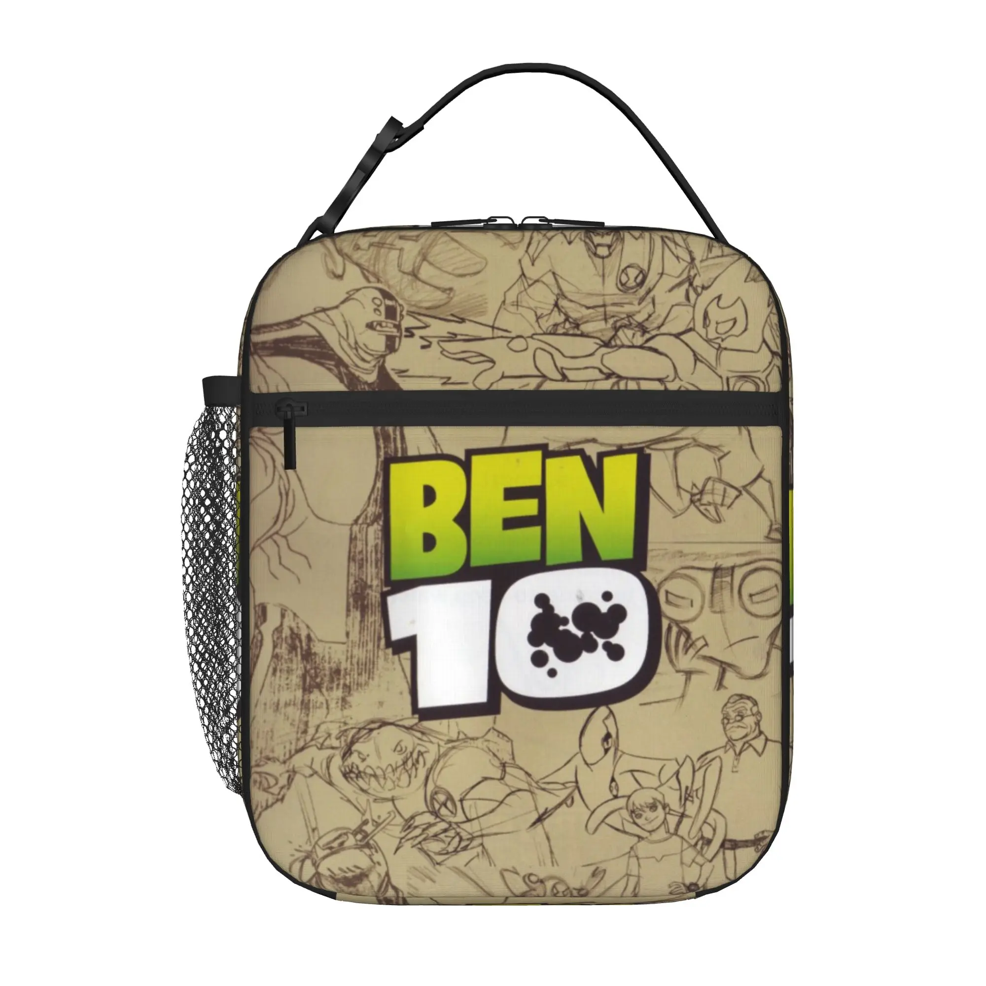 Back to school season  Meal Bag Ben 10 Original Series Comic Art Fashion Good Quality Multi-Function Solid Lunch Bag