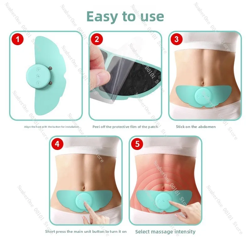 Wireless TENS Massager for Dysmenorrhea Relief, Home Use Low Frequency Pulse Body Pain Relief Device