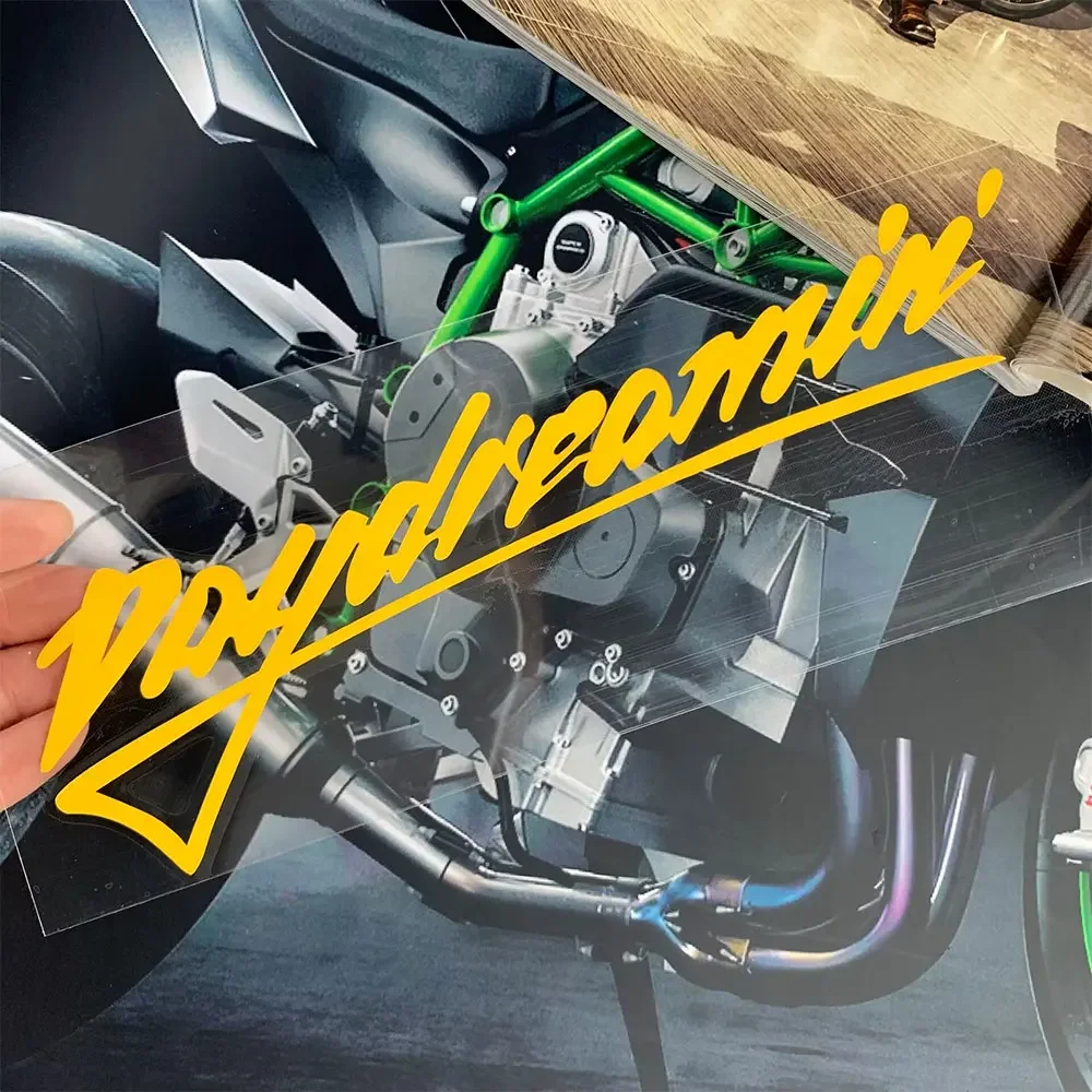 Daydreamin Daydream Reflective Car Stickers Motorcycle Scooter Body Windshield Fuel Tank Auto Bumper Window Accessories Decal
