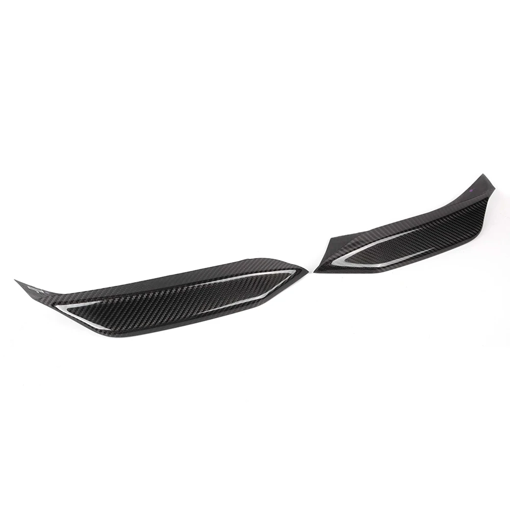 Real Dry Carbon Fiber Front Upper Splitter for BMW F80 F82 F83 MP Style 2014-2020 2Pcs/Set - Image 3