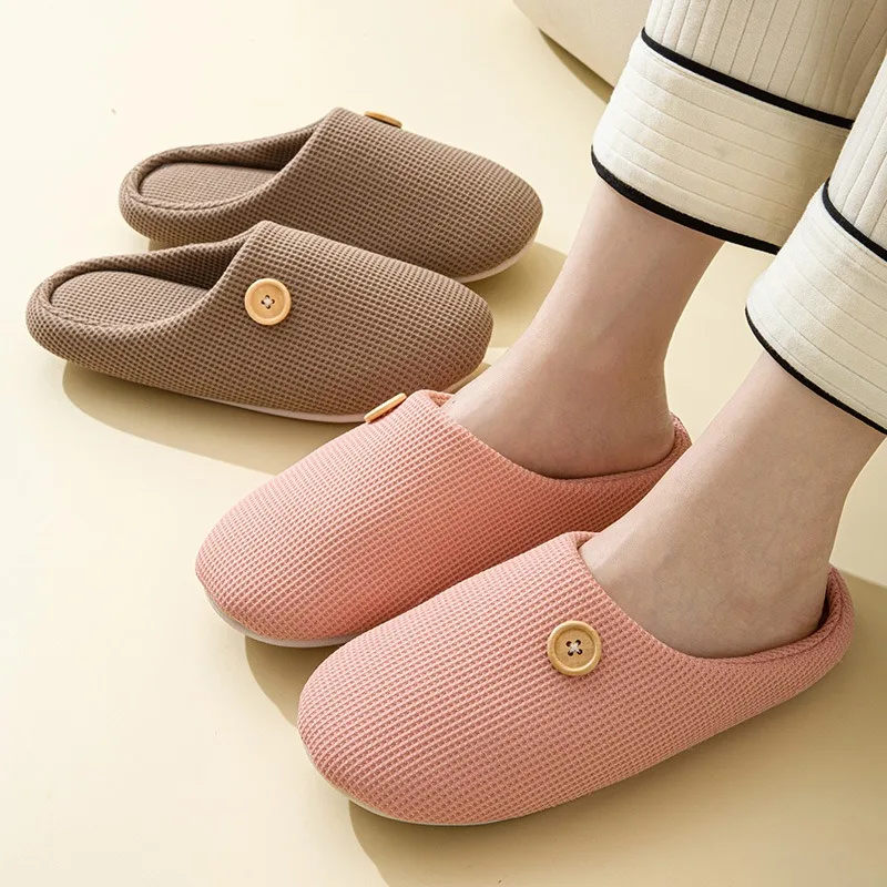 

Men Slippers Winter Indoor Men Slippers Classic Men Flat Slippers Soft Antiskid House Slipper Casual Bedroom Slipper