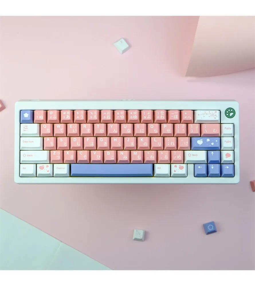 Keycap Sublimation Mechanical Keyboard Suitable for Customized Keycap 129 Keys PBT Original Height